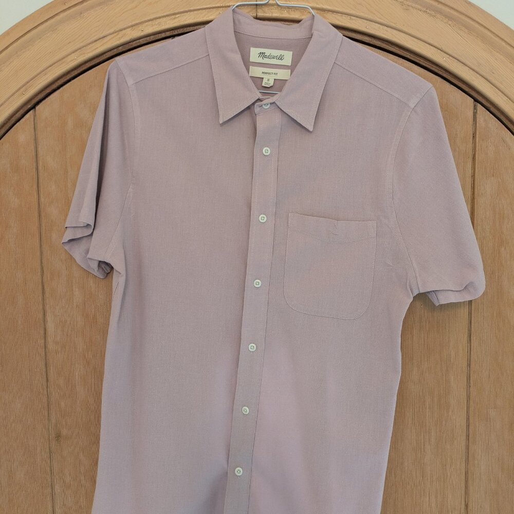 Madewell Perfect Fit Short Sleeve Shirt, Small